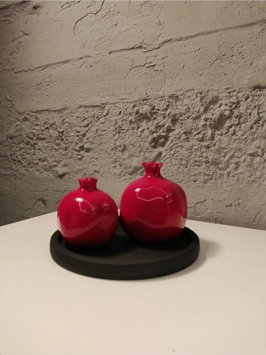 SteweHome Διακοσμητικός Δίσκος Οβάλ 17x17cm