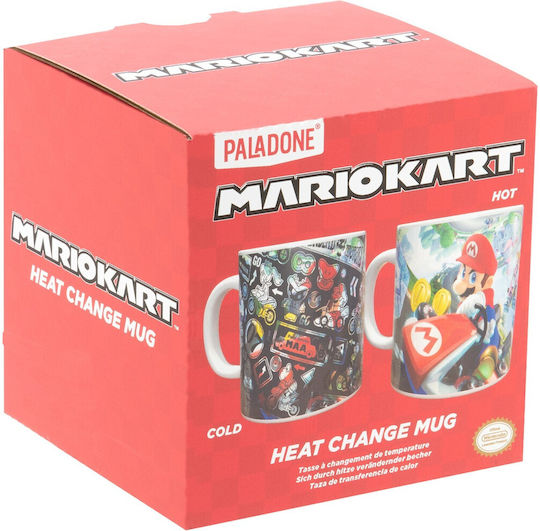 Paladone Mario Kart Промяна На Топлината Керамична Чаша 315ml