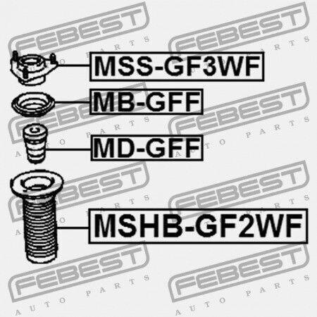 Capac Amortizor De Șocuri Fata Mitsubishi Outlander Gf0 2012.04-2013.01 Eur 4040a275