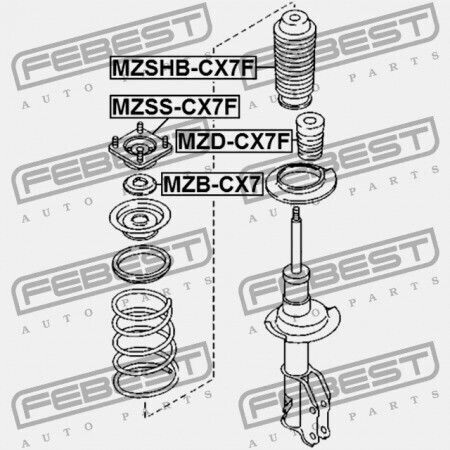 Front Shock Absorber Cover Mazda CX-7 ER 2007-2009 EU L206-34-015A