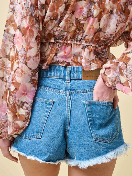 Project Soma Pantaloni scurți din denim pentru femei Denim