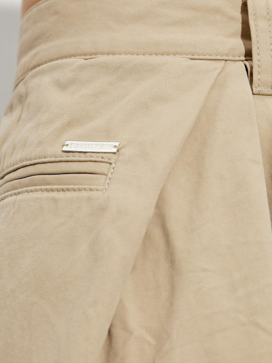 Damen Stoffhose Beige