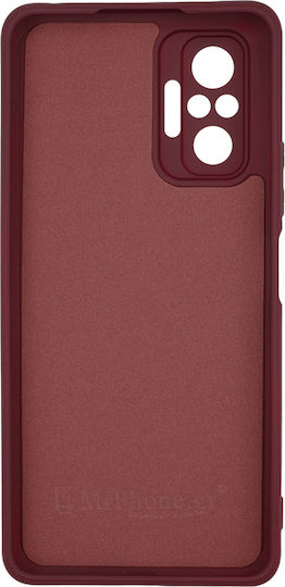 Θήκη Xiaomi Redmi Note 10 Pro / 10 Pro Max Silky And Soft Touch Μπορντό Σκούρο Με Προστασία Κάμερας