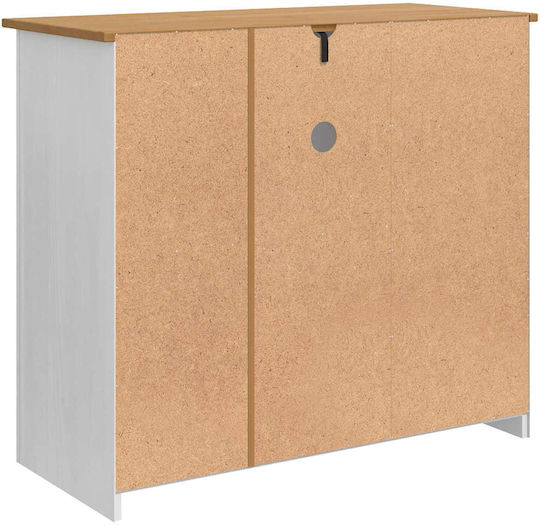 Floor Kitchen Cabinet White 99.5x44x86.5cm