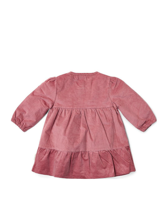 Girls Dress Long Sleeve Pink