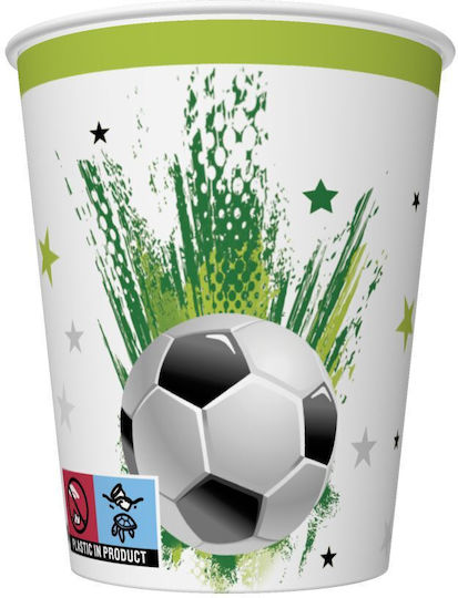 Set Plates Cups Napkins Football