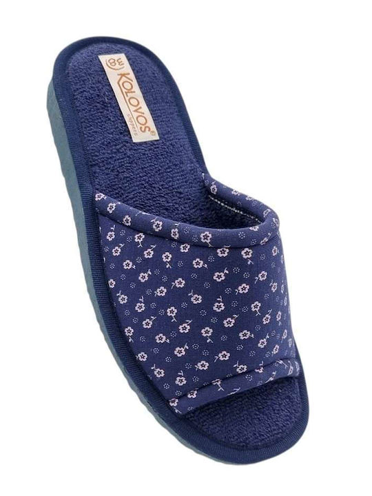 Women's Winter Slippers Blue 136-26_Blue