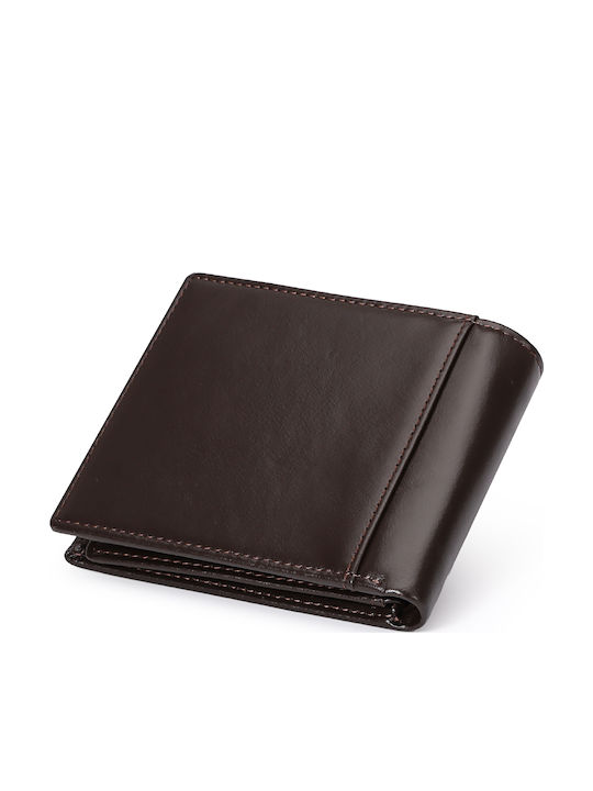 Leder Herrenbrieftasche mit RFID Braun