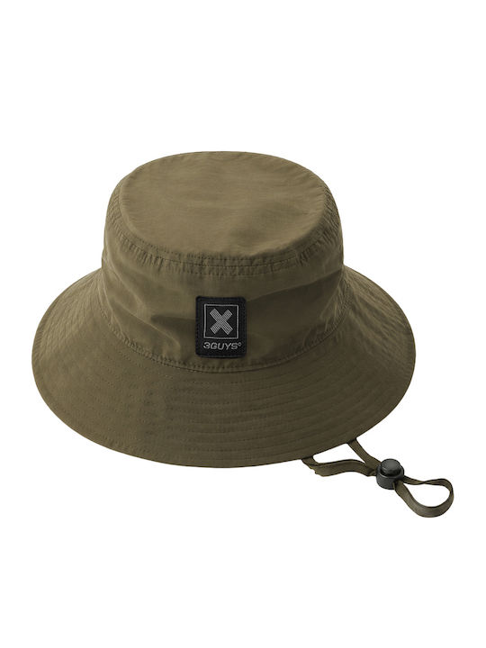 3Guys Fabric Men's Hat Khaki