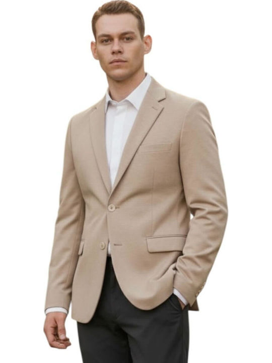 Men’s Beige Suit Jacket