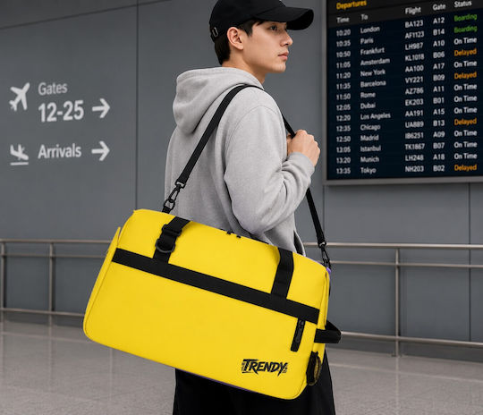 Sack Voyage Yellow Fabric M54xW24xH38cm