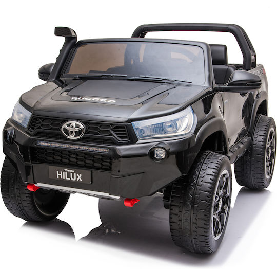 Toyota Hilux Διθέσιο με Τηλεκοντρόλ Licensed 24 Volt Μαύρο για 7+ Ετών
