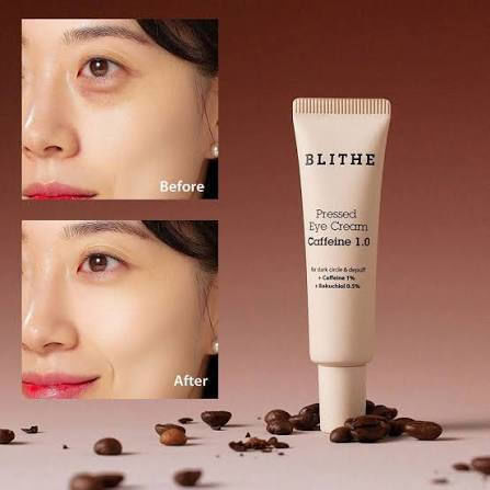 Blithe Pressed Caffeine 1.0 Cremă de Ochi pentru Anti-Îmbătrânire, Hidratare & Cearcane 20ml