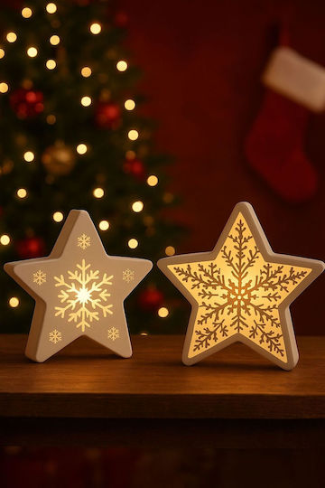 SteweHome Weihnachtskerze Weiß
