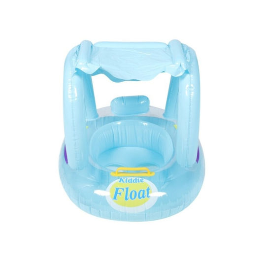 Swimtrainer Life Jacket with Diameter 70cm and Sunshade Blue Swimtrainer