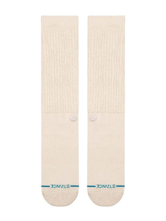 Stance Icon Sports Socks Beige 1 Pair