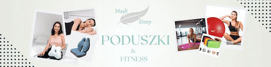 Medi Sleep Възглавница За Пътуване Кадифена Сива