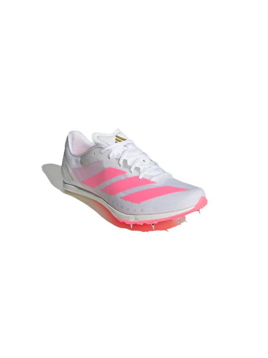 Adizero Distancestar Спортни обувки Шпайкове Cloud White