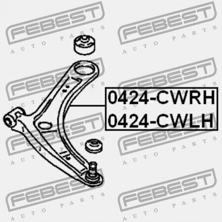 Front Left Upper Control Arm Mitsubishi Lancer Cy Cz 2007.03-2013.02 Eur 4013a009