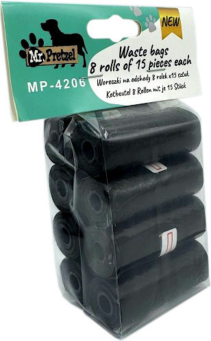 Strong Dog Waste Bags Dog Poop Bags 8 X 15 Pcs Mr Pretzel
