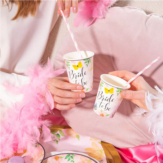 Bachelorette Party Cups Bride To Be 220ml 6pcs