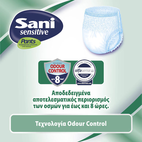 Sani Sensitive Πάνες Βρακάκι Ακράτειας XLarge 20τμχ
