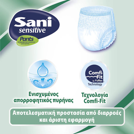 MEGA Sani Pants Sensitive Inkontinenz-Unterwäsche Groß 96Einheiten