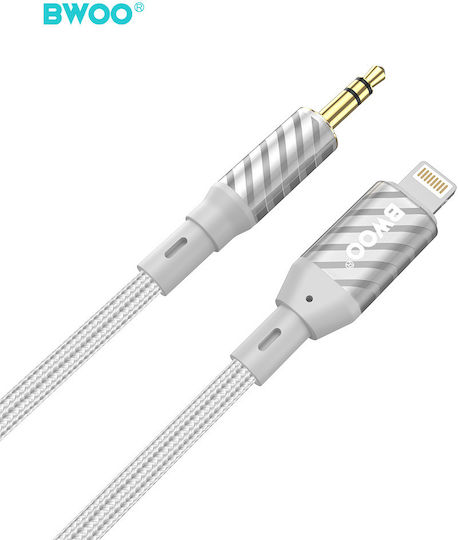 BWOO 3.5mm to Lightning Cable Γκρι