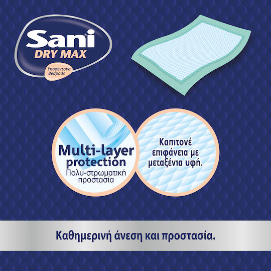 Sani Sensitive Maxi Plus Υποσέντονα Ακράτειας 60x90cm 15τμχ