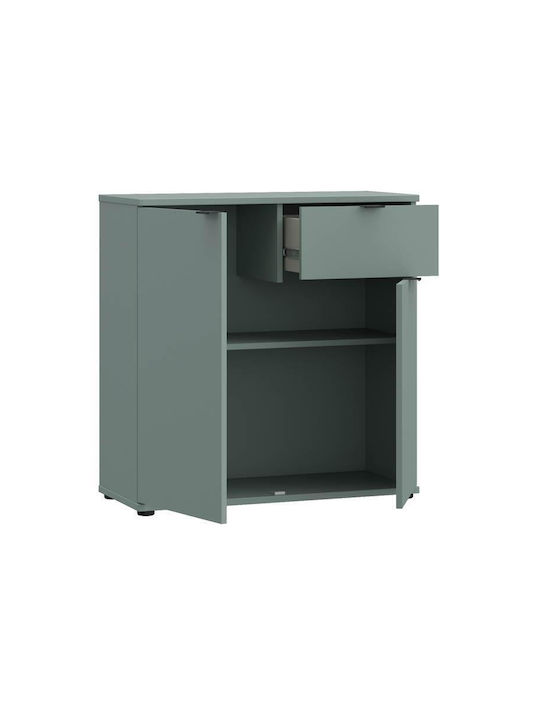 Chest of Drawers Wooden Sage 80x34x83cm