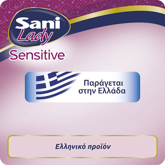 Sani Sensitive Lady Extra Large No6 Женски Инконтинентни Подложки Увеличена Потока 6 Капки 10бр