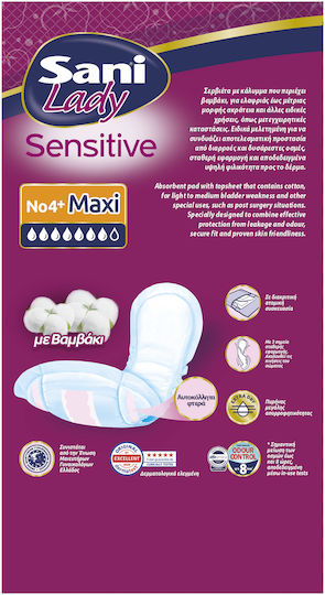 Sani Sensitive Γυναικείες Σερβιέτες Ακράτειας 12τμχ