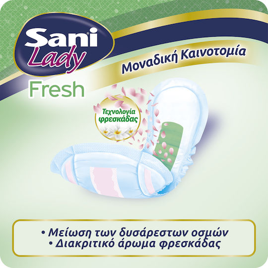 Sani Lady Fresh Γυναικείες Σερβιέτες Ακράτειας 20τμχ