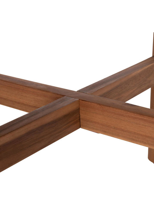 Set De Salon Exterior Lounge 3 Piese Natural Cu Perne