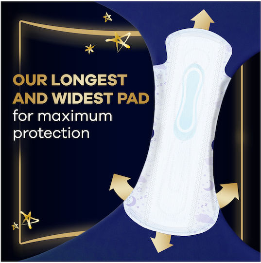 Always Ultra Secure Night Extra Σερβιέτες με Φτερά Νυκτός Μέγεθος 5 σε Διπλή Συσκευασία 2x5τμχ