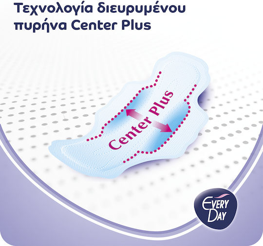 Every Day Double Dry Extra Long Sanitary Pads with Wings Ultra Plus for Heavy Flow 8 Drops 8pcs
