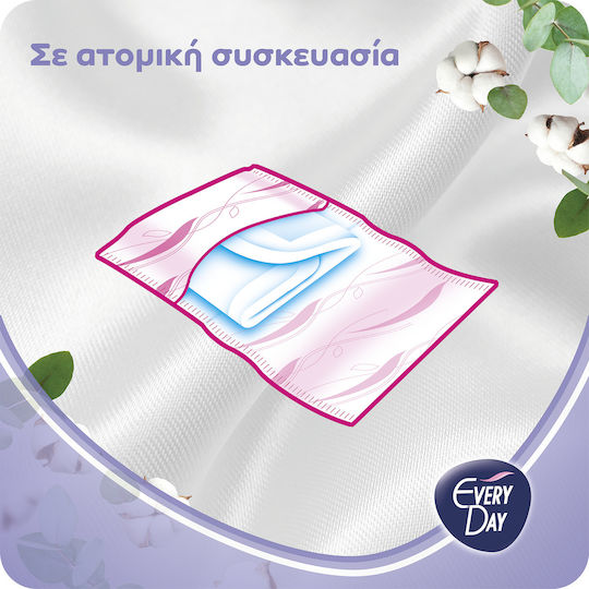 Every Day Sensitive with Cotton Extra Long Sanitary Pads with Wings for Heavy Flow 8 Drops Double Pack 2x9pcs
