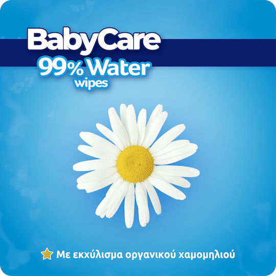 BabyCare 99% Apă Șervețele Umede Bebe cu 99% Apă fără Alcool și Parabeni 16x72buc