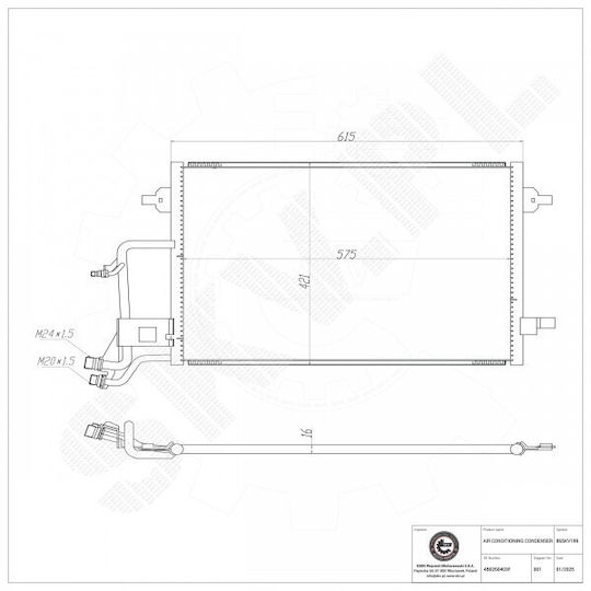 Συμπυκνωτής Κλιματισμού Audi A6 C5 4b0260403f