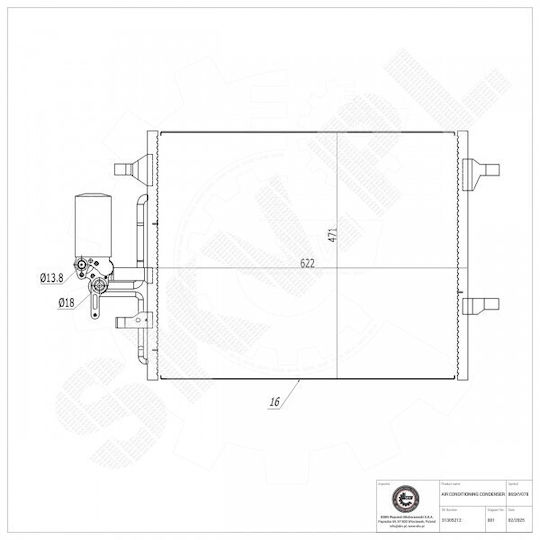 SKV SKV Auto-Kühlschrank Motor für Volvo S60 / V60 / V70