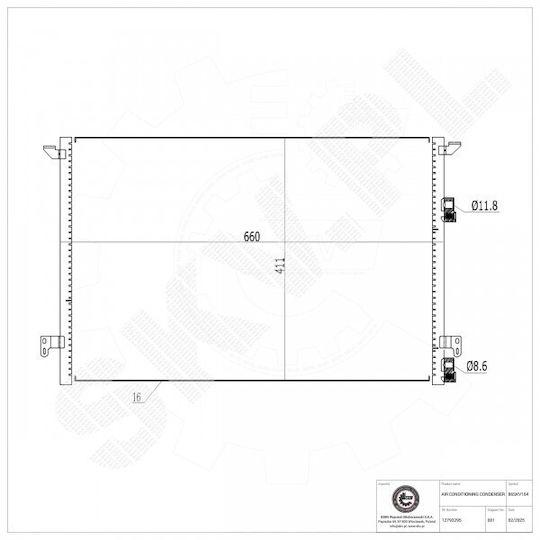 SKV SKV Auto-Kühlschrank Motor für Saab 9-3