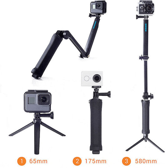 3-way Grip Mount Multifunctional Handle Gopro