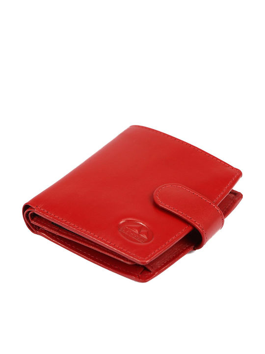 Portofel de damă din piele cu RFID auriu