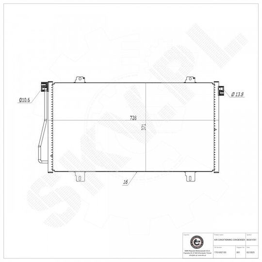 SKV Radiator de apă pentru Opel Arena Renault Master Nissan Interstar
