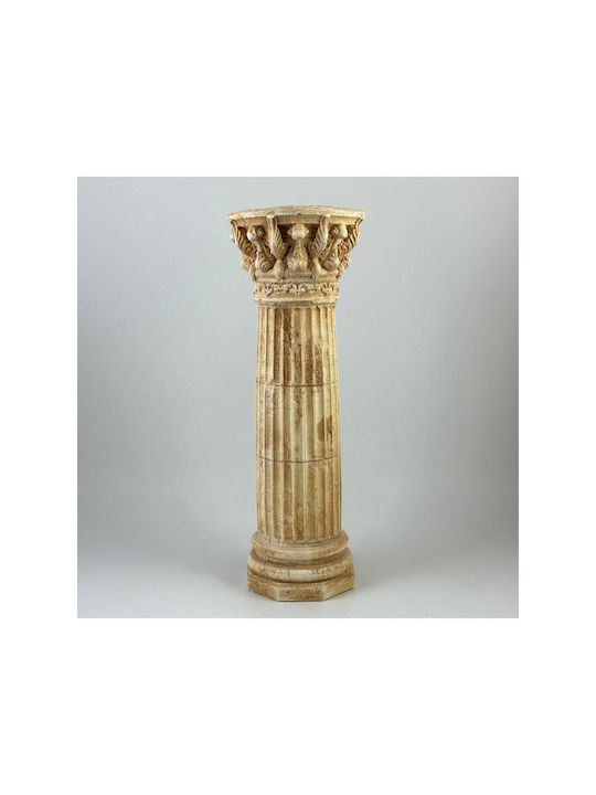 Stewehome Decorative Replacement Column Handmade Piece Brown 25x9x9 Cm