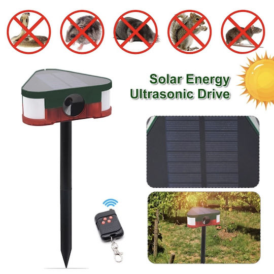 Solar Wireless Battery Alarm Siren Outdoor 129dB