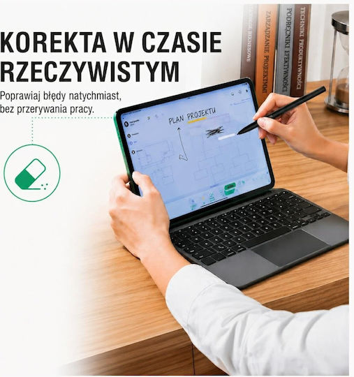 4Smarts Multi-Device Pencil Pro EMR Ψηφιακή Γραφίδα Αφής με Palm Rejection σε Μαύρο χρώμα 541832