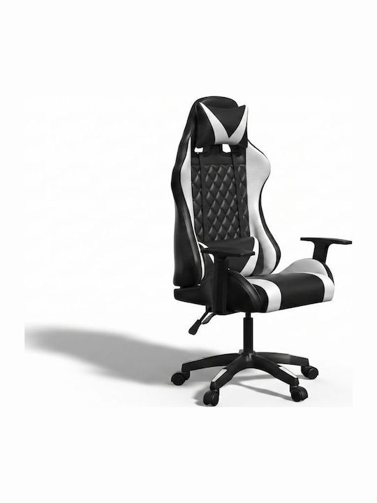 Elite Comfort Καρέκλα Gaming Δερματίνης Λευκή