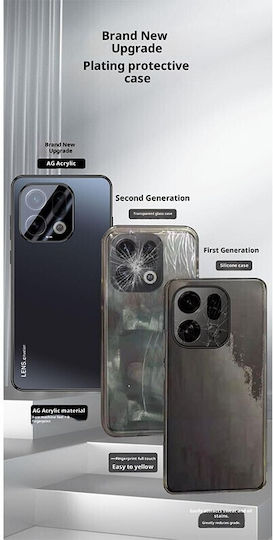 Metal Finish Hard Case Camera Protector White Oppo Find X9 Pro 5g
