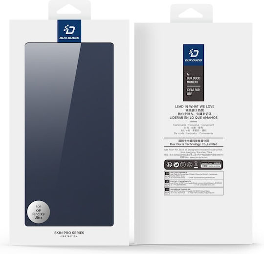 Dux Ducis Skin Pro Book Case Blue Oppo Find X9 Ultra 5g